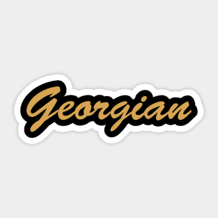 Georgian Sticker